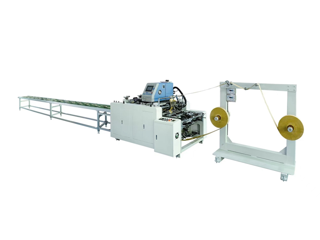 m-union Fully Automatic High Speed Flat Rope Square Bottom Paper Bag Machine