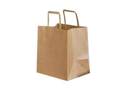 Paper Bag With Flat Handle